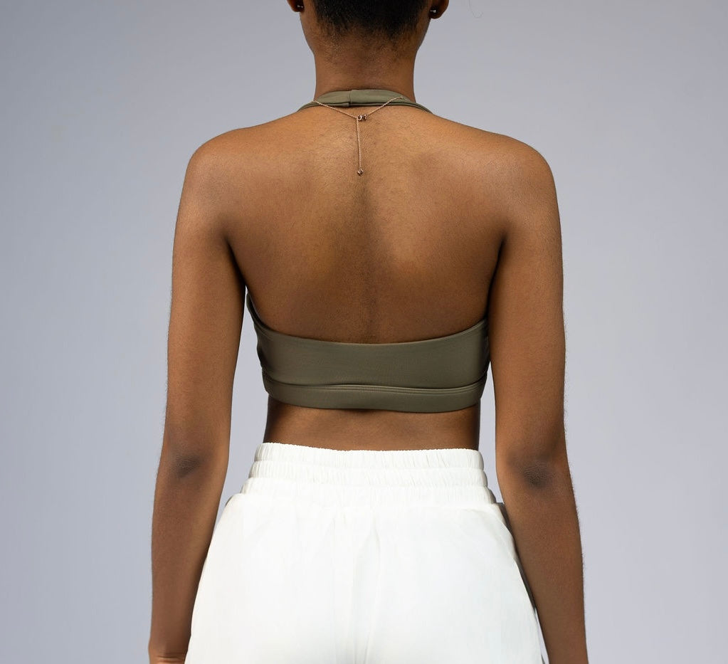 SJ HALTER SPORTS BRA