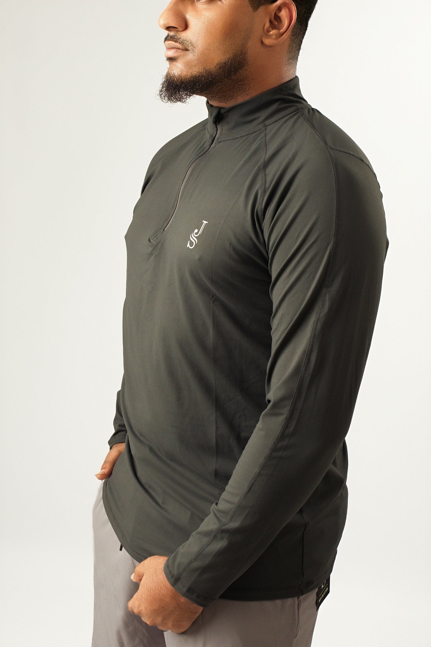 SJ LONG SLEEVE QUARTER ZIP TOP