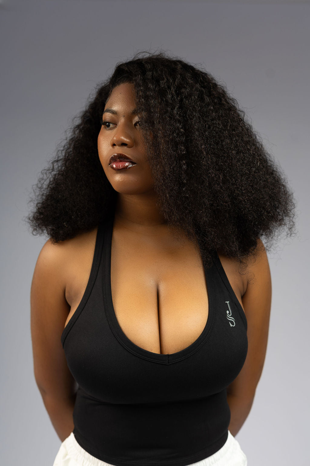 V-NECK RACERBACK TANK TOP